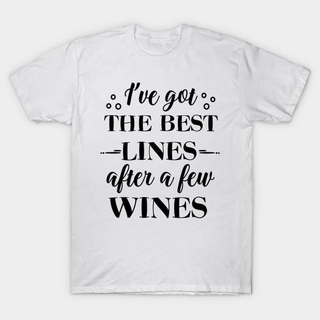 Lines after wines T-Shirt by bloomnc